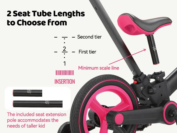 JMMD 6-in-1 Convertible Children's Bicycle - Multifunction Toddler Toy Balance Bike for 18-60 Months Boys & Girls with Adjustable Seat, Push Handle, Pedals, Training Wheels, Brakes, Kickstand, Steel Frame, Outdoor Riding Gift JMMD 6-in-1 Convertible Children's Bicycle - Multifunction Toddler Toy Balance Bike for 18-60 Months Boys & Girls with Adjustable Seat, Push Handle, Pedals, Training Wheels, Brakes, Kickstand, Steel Frame, Outdoor Riding Gift
