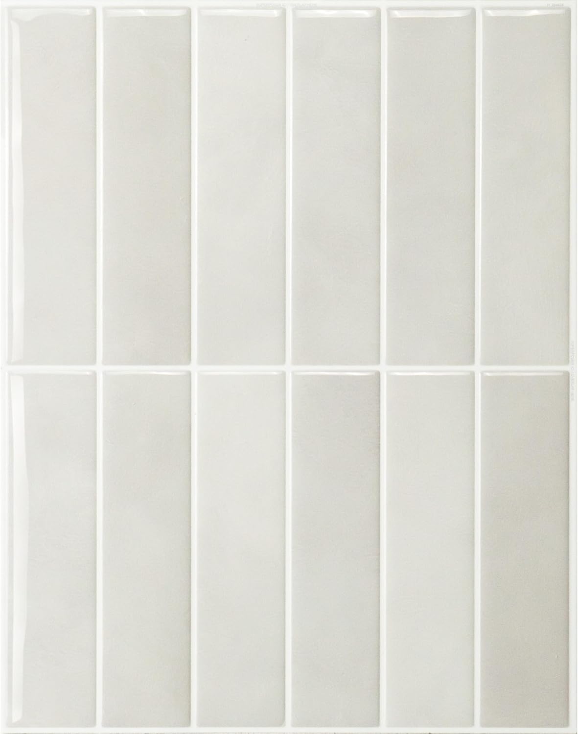 Peel and Stick Backsplash - 5 Sheets of 11.43" x 9" - 3D Adhesive Peel and Stick Tile Backsplash for Kitchen, Bathroom, Wall Tile