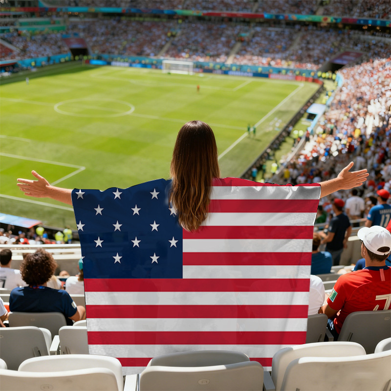 FIFA Word Cup 2026 National Flag Cape (No Hat)
