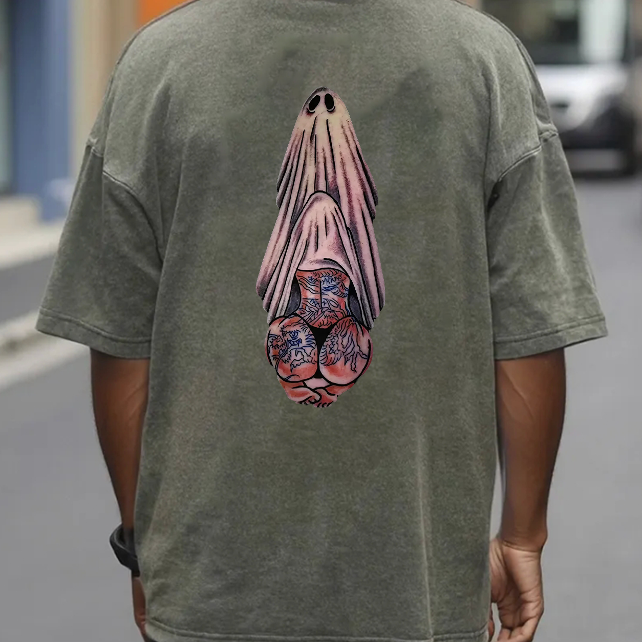 Tattooed Ghost Girl Graphic T-Shirt & Hoodie