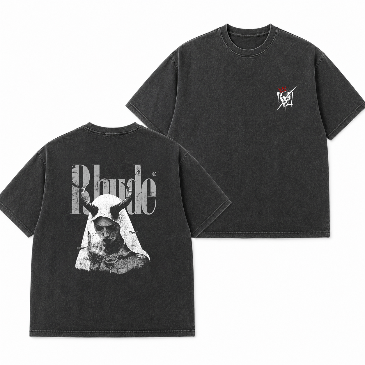 Rude Horned Nun Gothic Graphic T-Shirt & Hoodie
