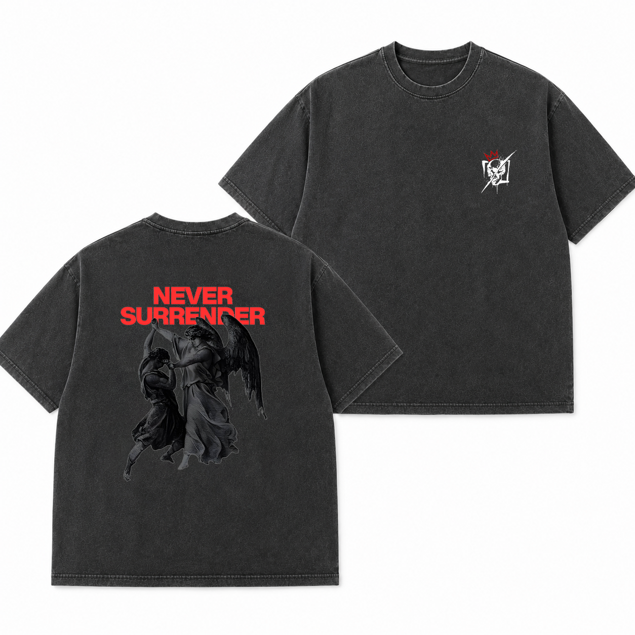 Never Surrender Fallen Angel T-Shirt & Hoodie