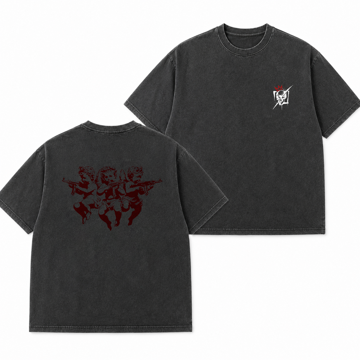 Armed Cherub Angels Graphic T-Shirt & Hoodie