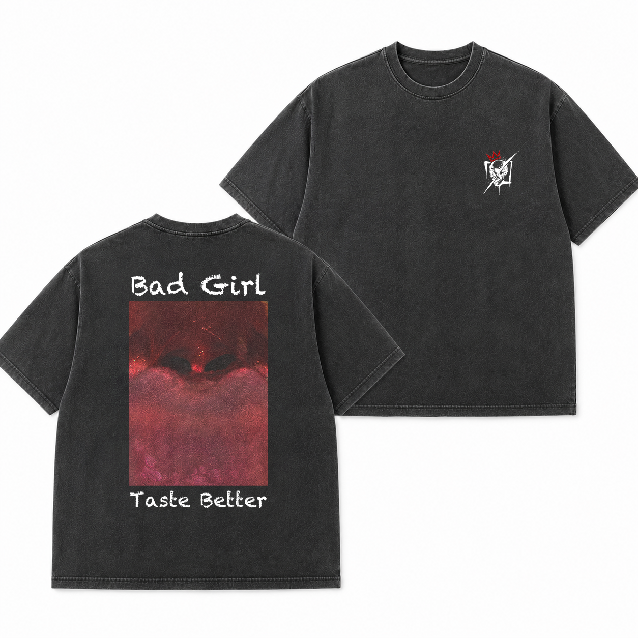 Bad Girl Taste Better Red Graphic T-Shirt & Hoodie