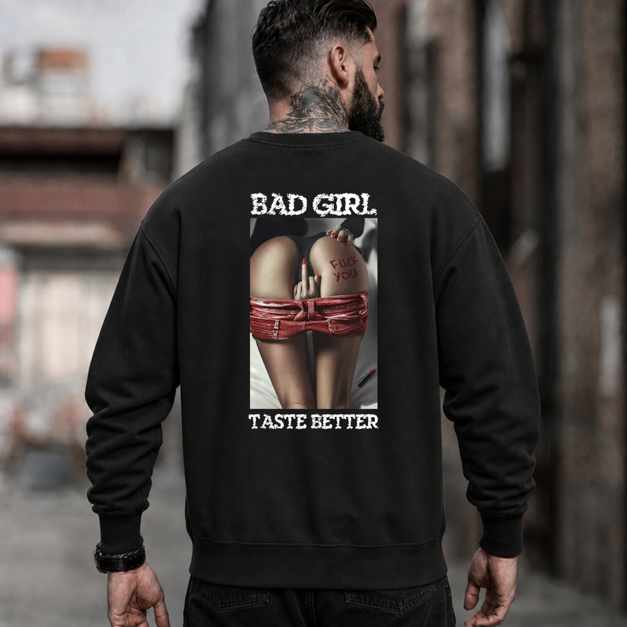 Bad Girl Bondage Pin-Up Graphic T-Shirt & Hoodie