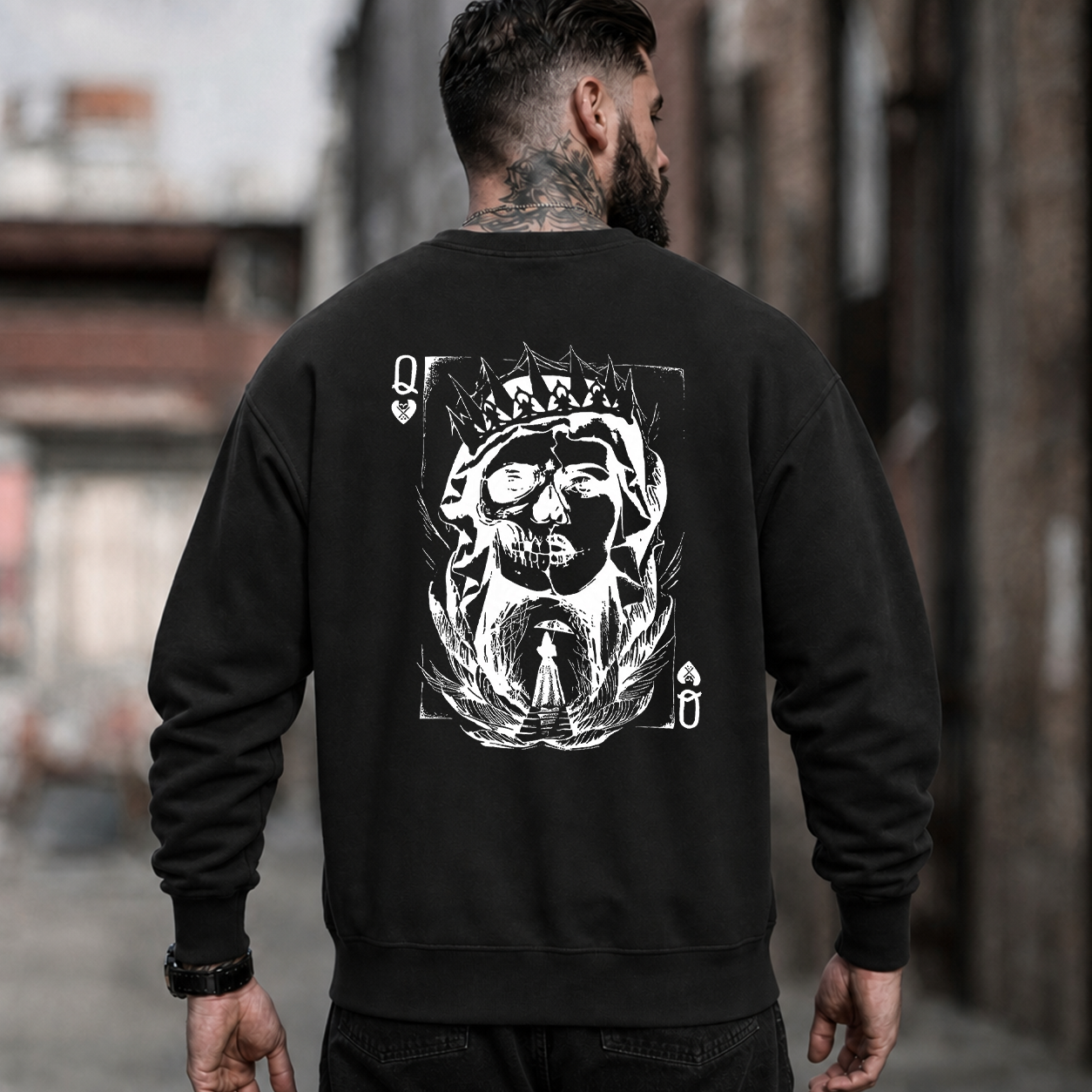 Skull King Playing Card Graphic T-Shirt & Hoodie