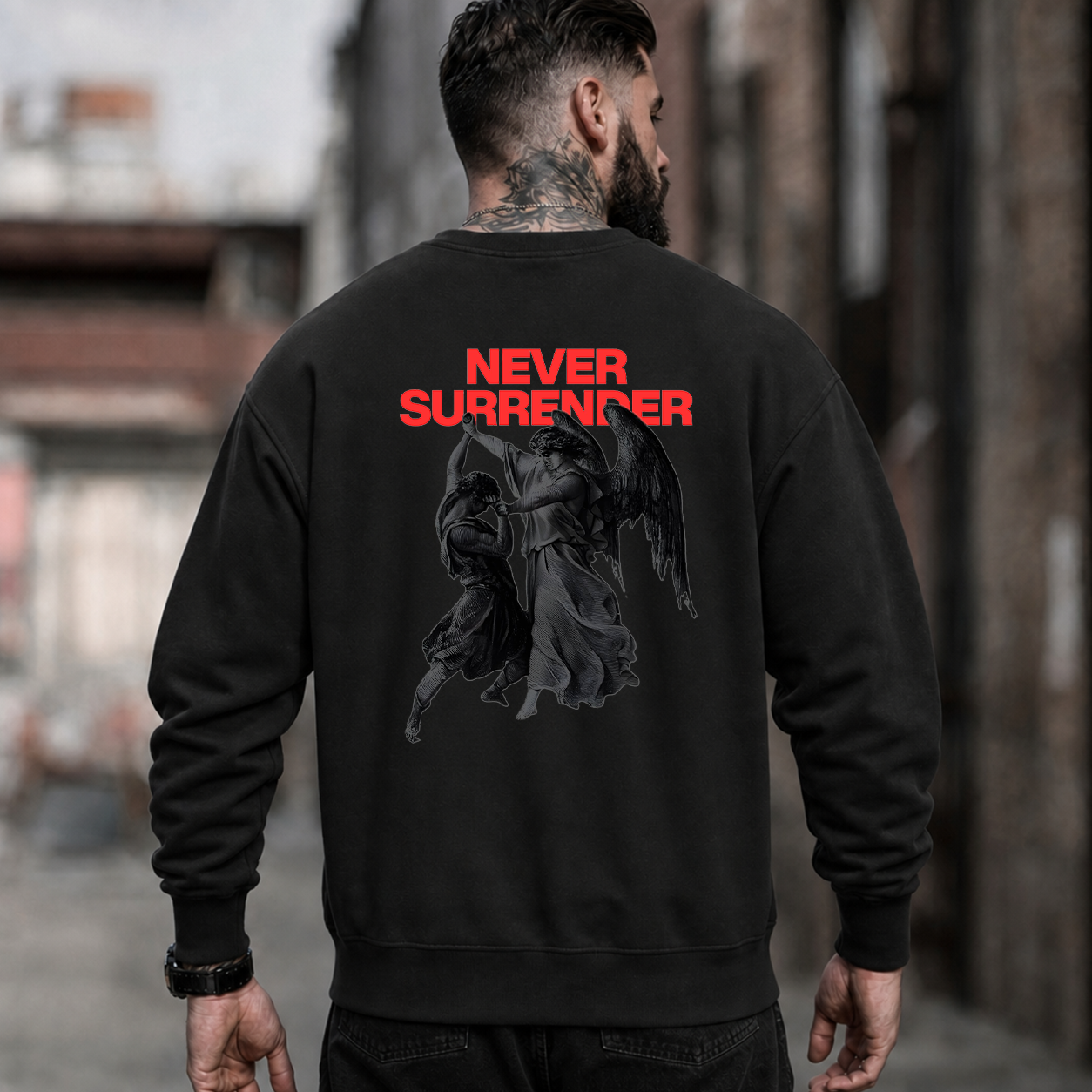 Never Surrender Fallen Angel T-Shirt & Hoodie