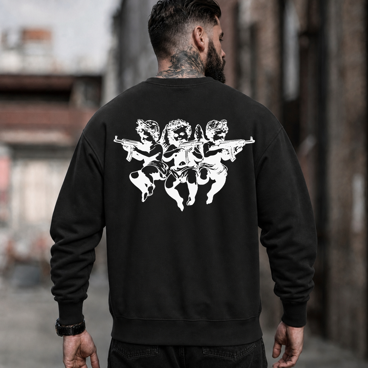Armed Cherub Angels Graphic T-Shirt & Hoodie