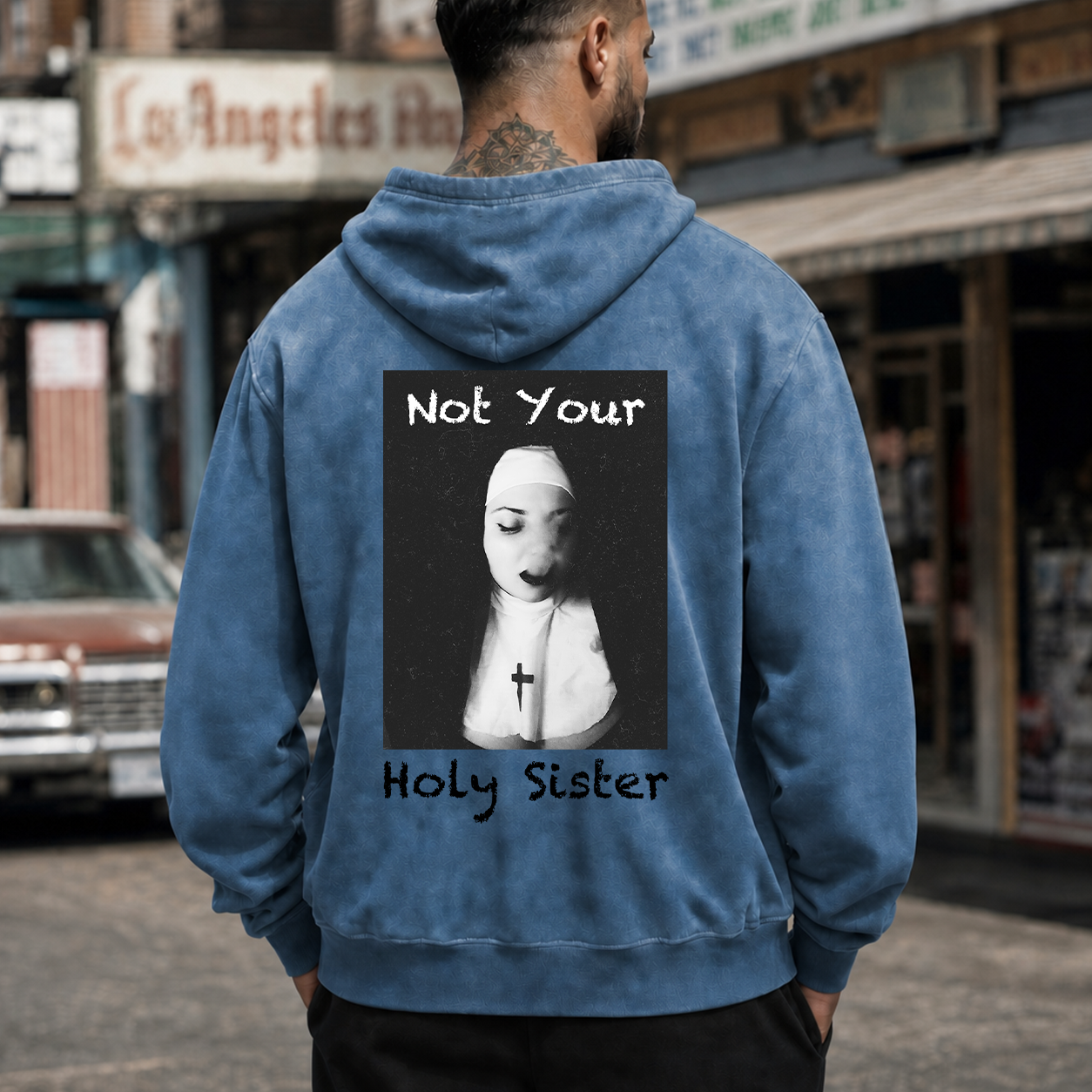 Not Your Holy Sister Vintage Nun T-Shirt & Hoodie