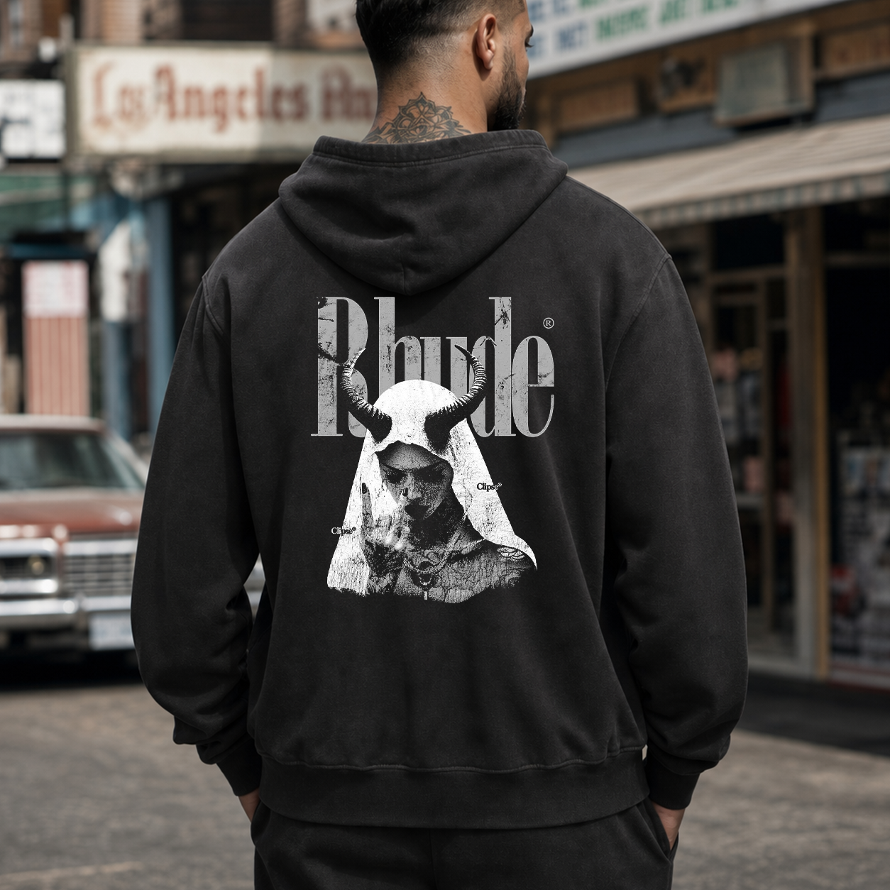 Rude Horned Nun Gothic Graphic T-Shirt & Hoodie