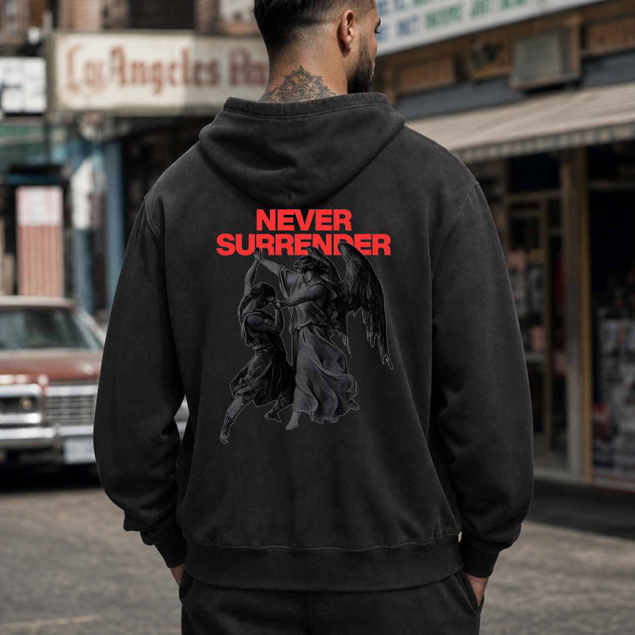 Never Surrender Fallen Angel T-Shirt & Hoodie