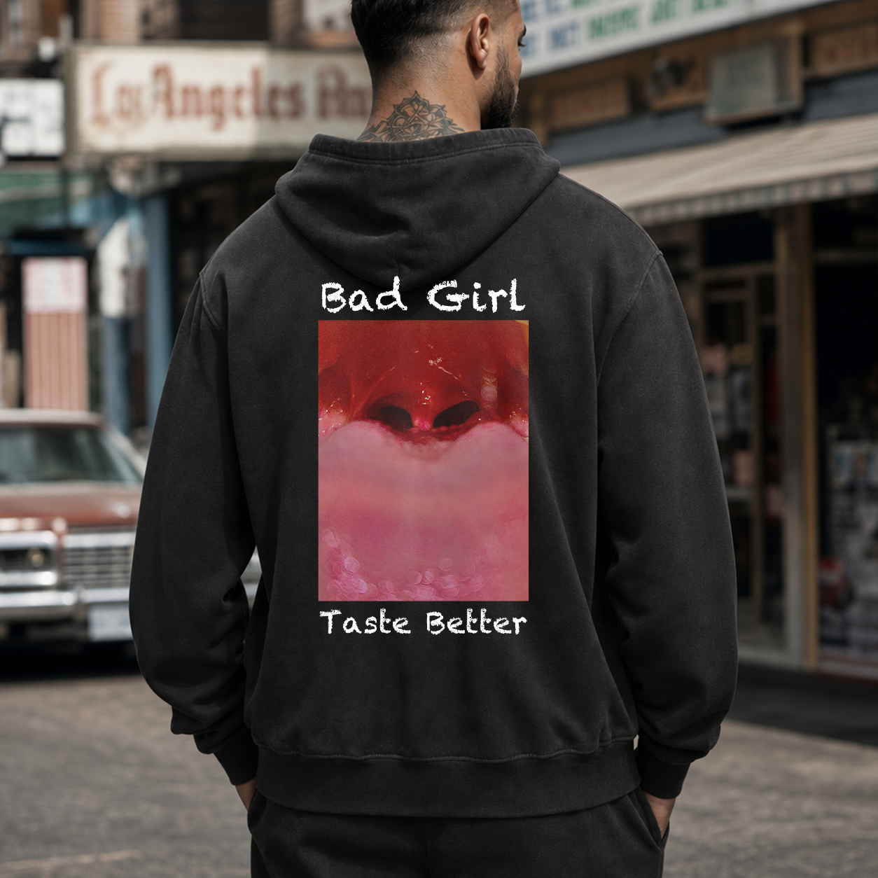 Bad Girl Taste Better Red Graphic T-Shirt & Hoodie