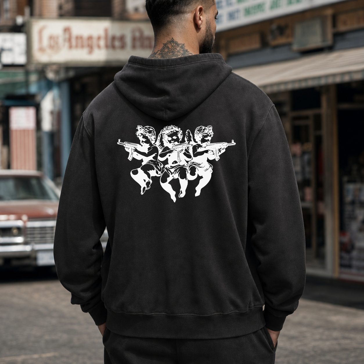 Armed Cherub Angels Graphic T-Shirt & Hoodie
