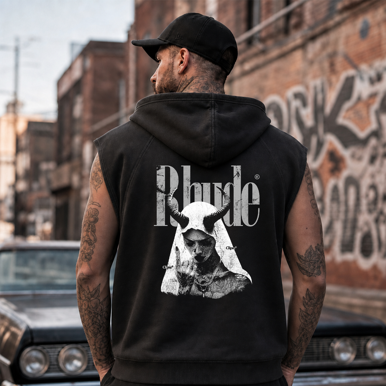 Rude Horned Nun Gothic Graphic T-Shirt & Hoodie