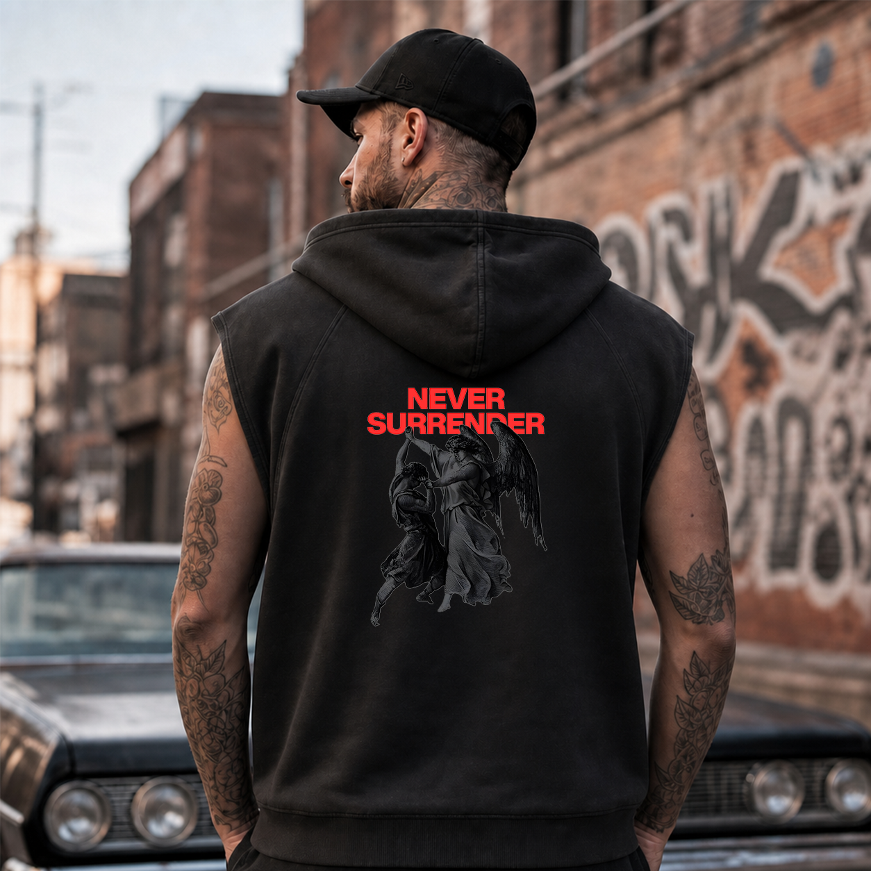 Never Surrender Fallen Angel T-Shirt & Hoodie