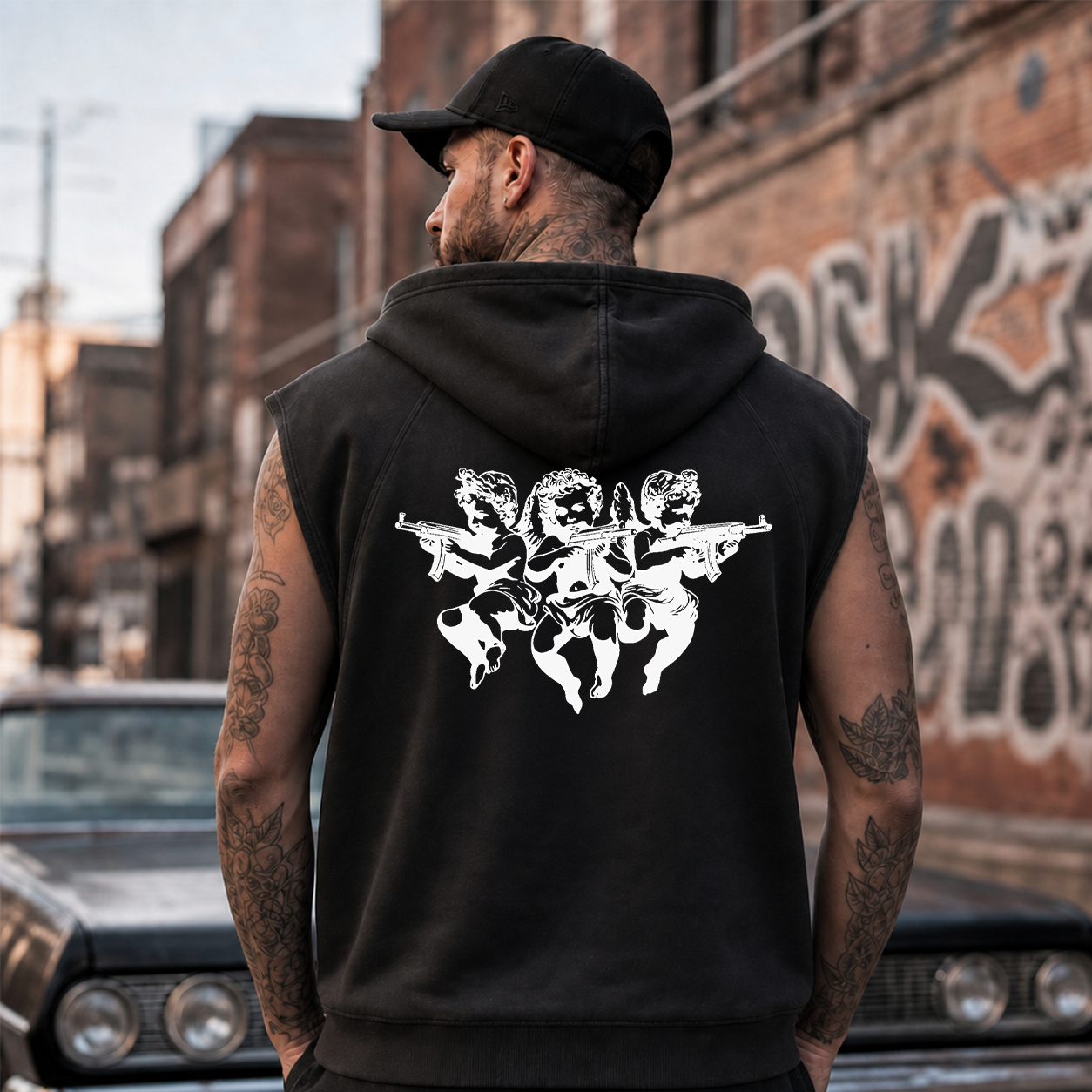 Armed Cherub Angels Graphic T-Shirt & Hoodie