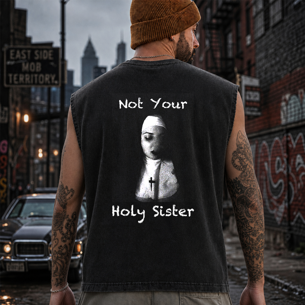 Not Your Holy Sister Vintage Nun T-Shirt & Hoodie