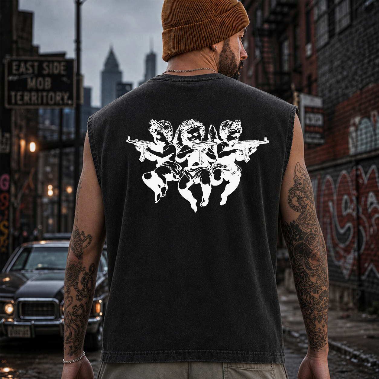 Armed Cherub Angels Graphic T-Shirt & Hoodie