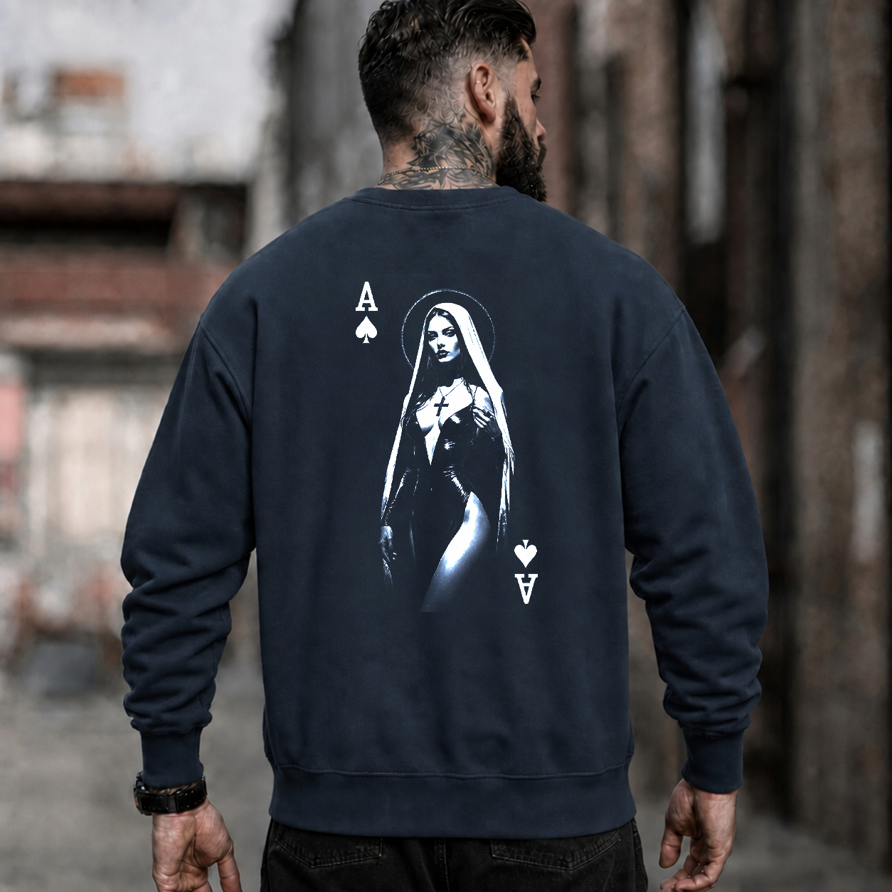 Gothic Nun Ace of Spades T-Shirt & Hoodie