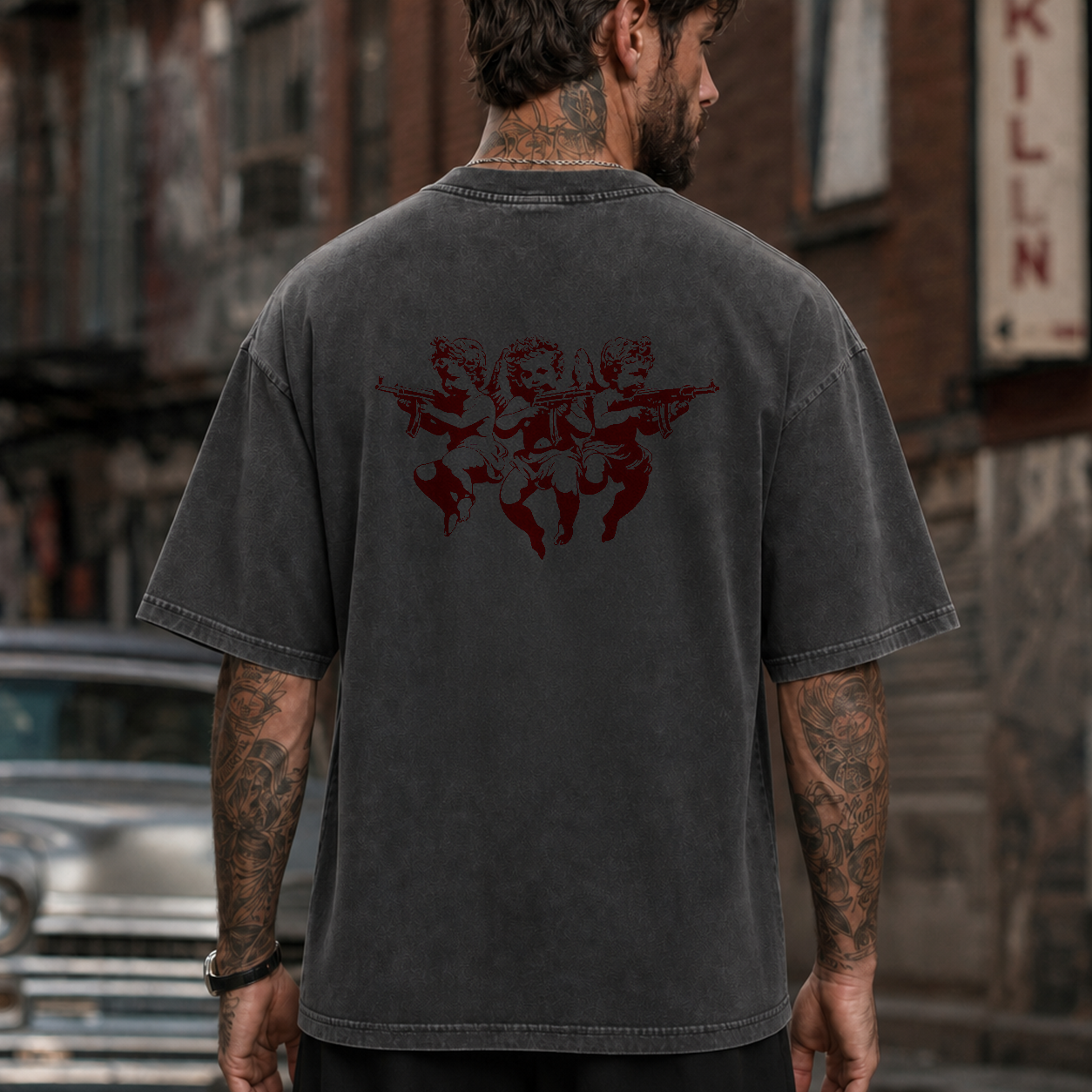 Armed Cherub Angels Graphic T-Shirt & Hoodie