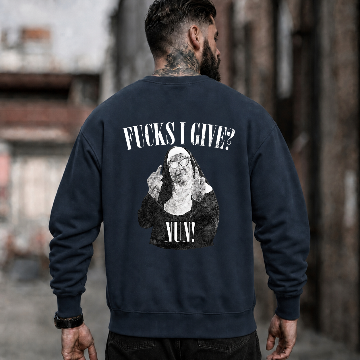 Fucks I Give Rebel Nun Graphic T-Shirt & Hoodie