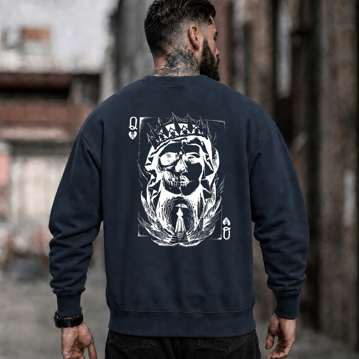 Skull King Playing Card Graphic T-Shirt & Hoodie