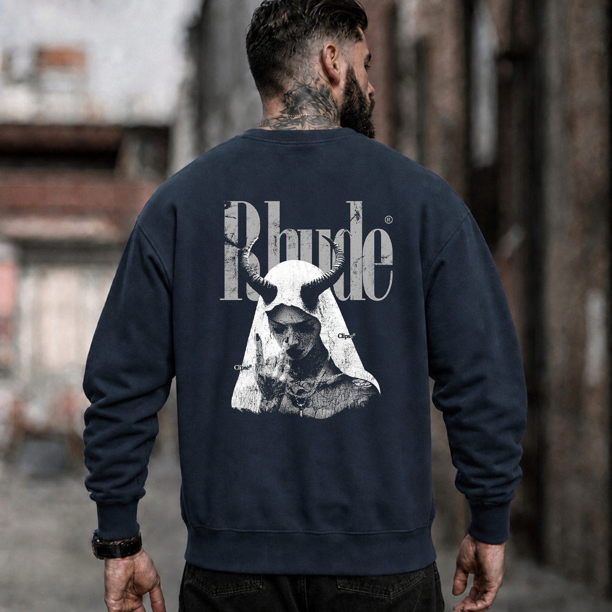 Rude Horned Nun Gothic Graphic T-Shirt & Hoodie