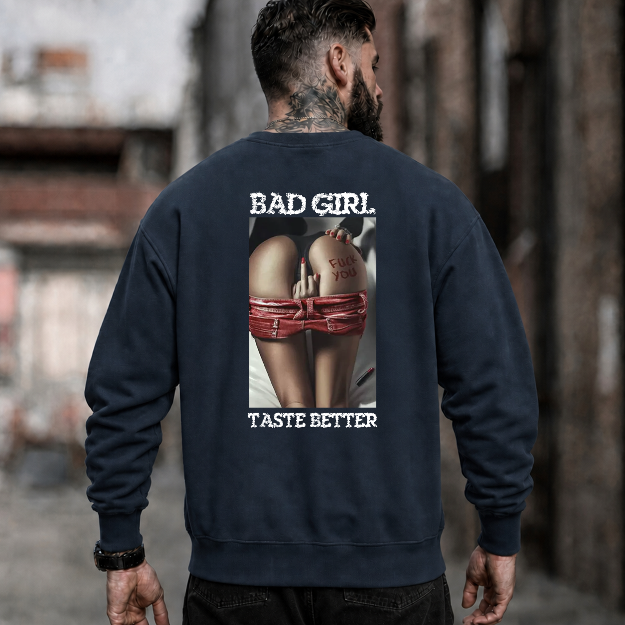 Bad Girl Bondage Pin-Up Graphic T-Shirt & Hoodie