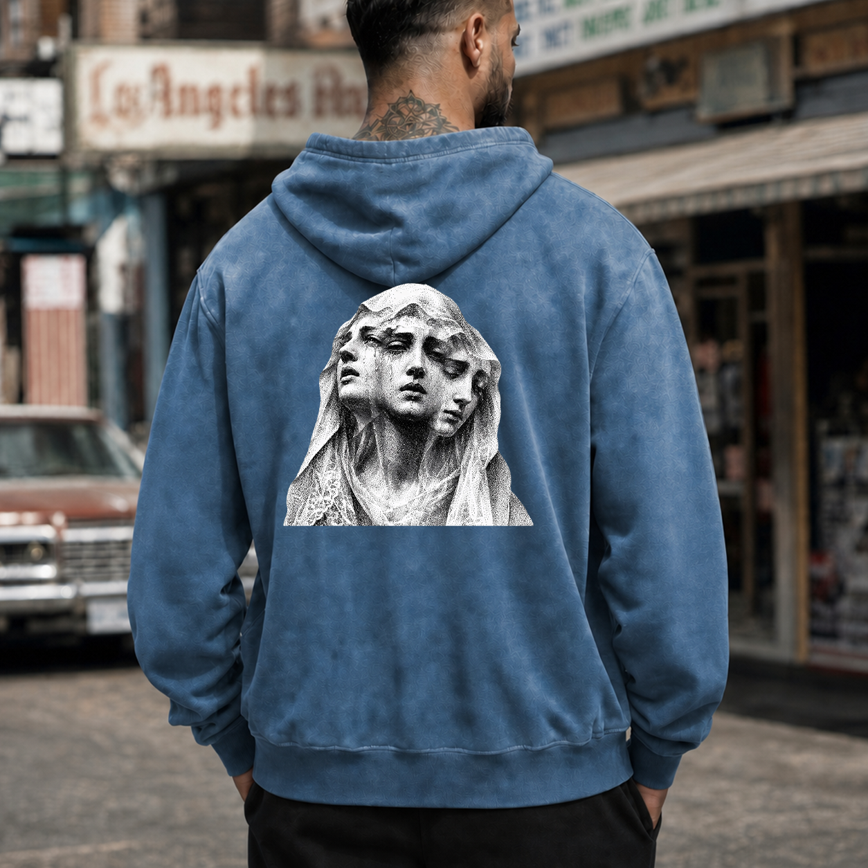 Three Faces Gothic Woman Graphic T-Shirt & Hoodie