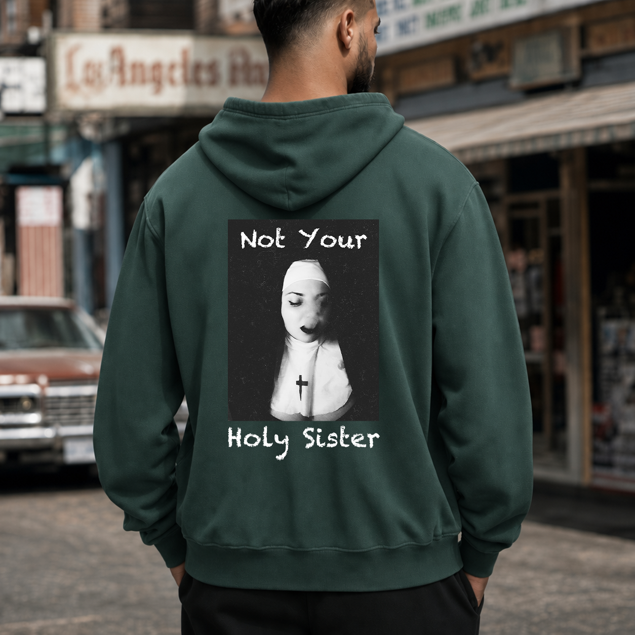 Not Your Holy Sister Vintage Nun T-Shirt & Hoodie