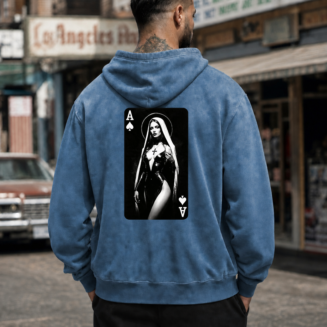 Gothic Nun Ace of Spades T-Shirt & Hoodie