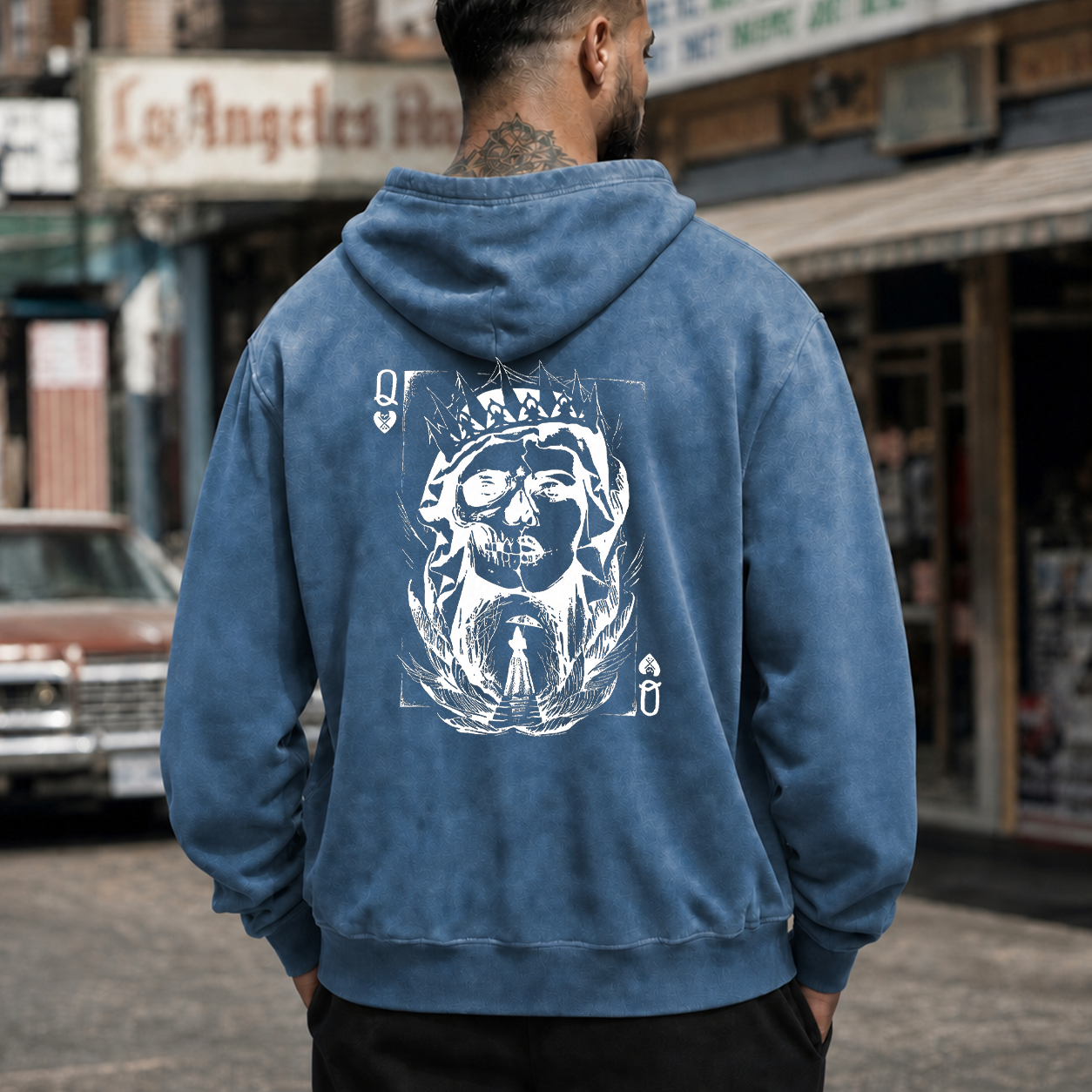 Skull King Playing Card Graphic T-Shirt & Hoodie
