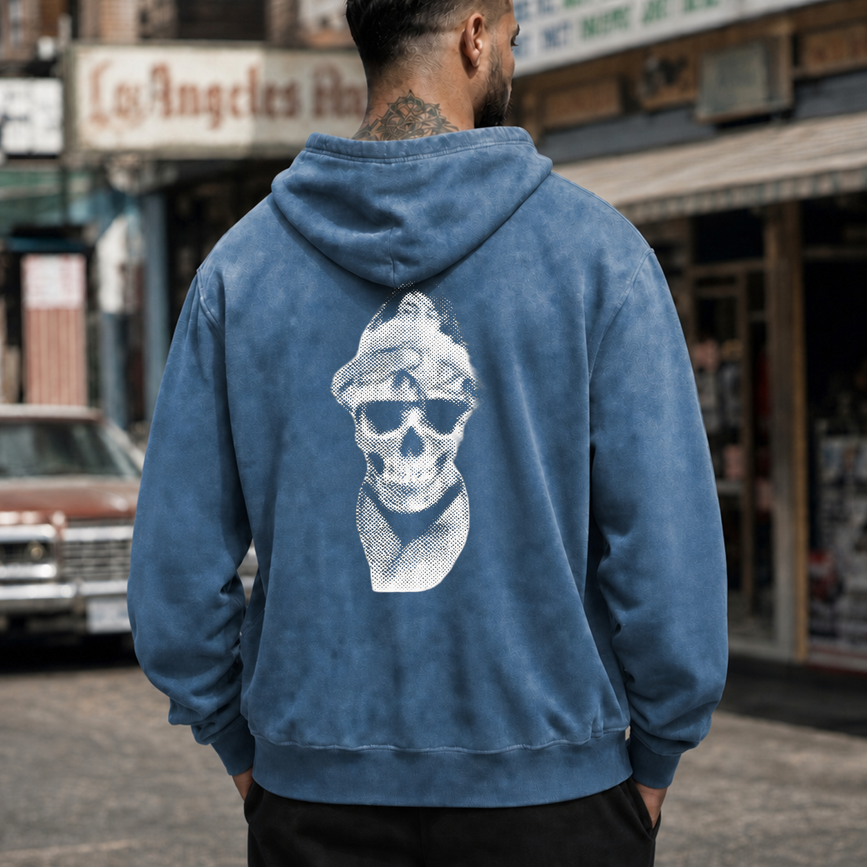Skull Bandana Streetwear Graphic T-Shirt & Hoodie