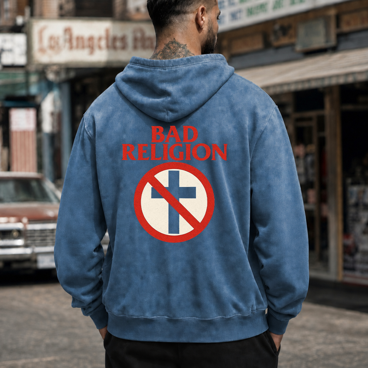 Bad Religion Anti-Cross Graphic T-Shirt & Hoodie