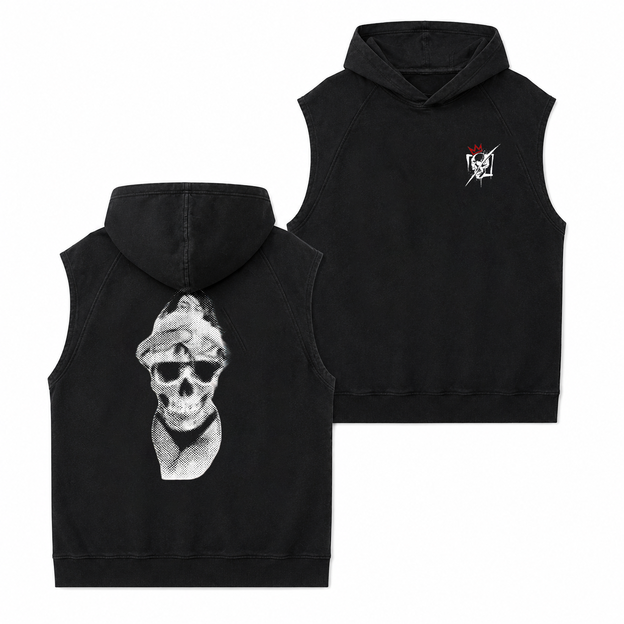 Skull Bandana Streetwear Graphic T-Shirt & Hoodie