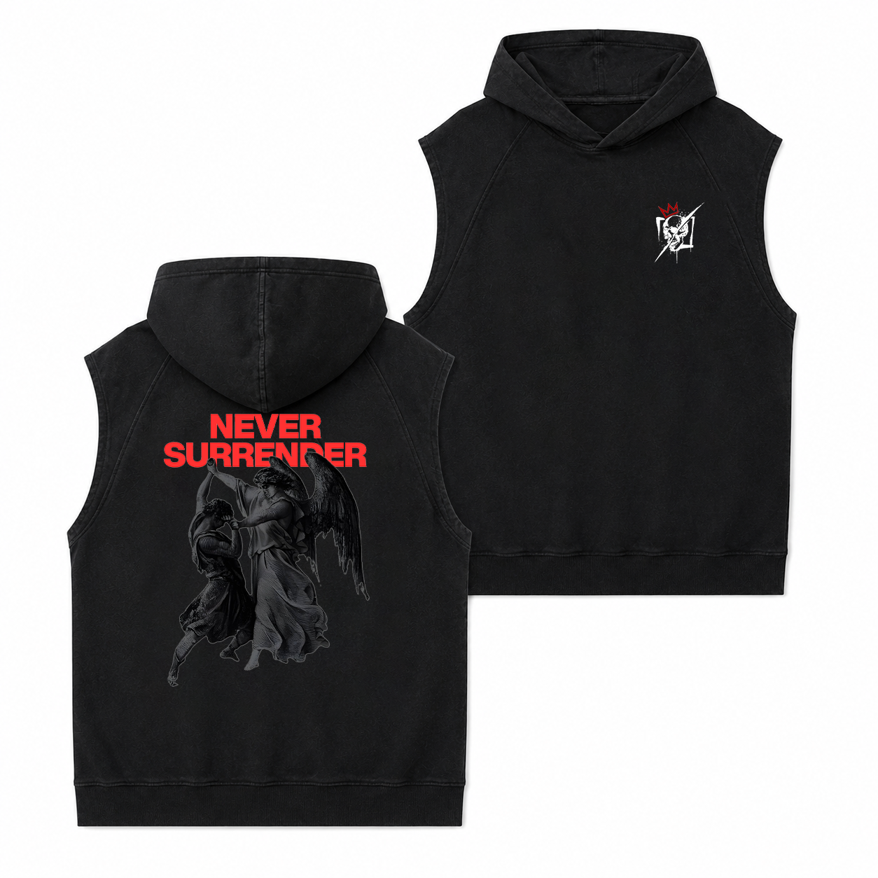 Never Surrender Fallen Angel T-Shirt & Hoodie