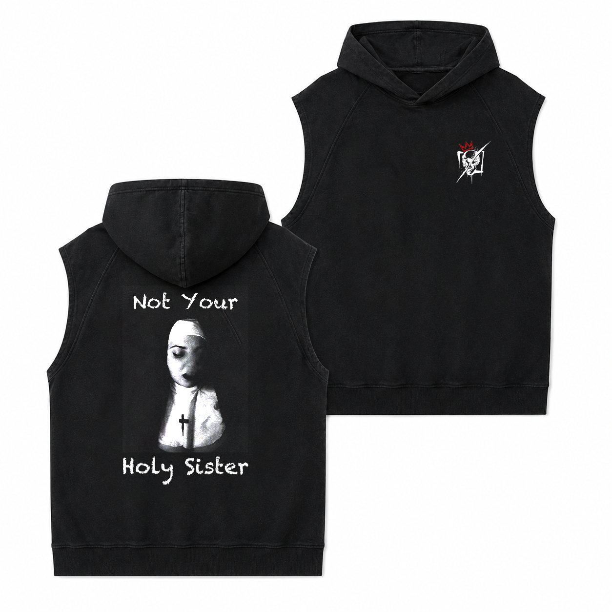 Not Your Holy Sister Vintage Nun T-Shirt & Hoodie