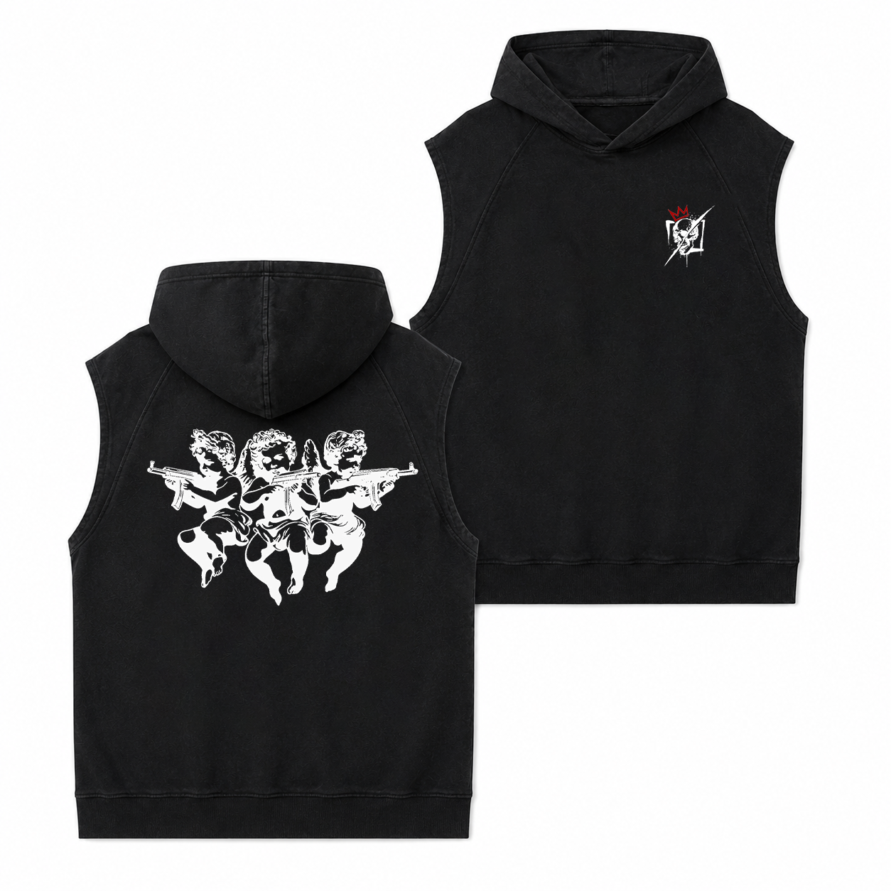 Armed Cherub Angels Graphic T-Shirt & Hoodie