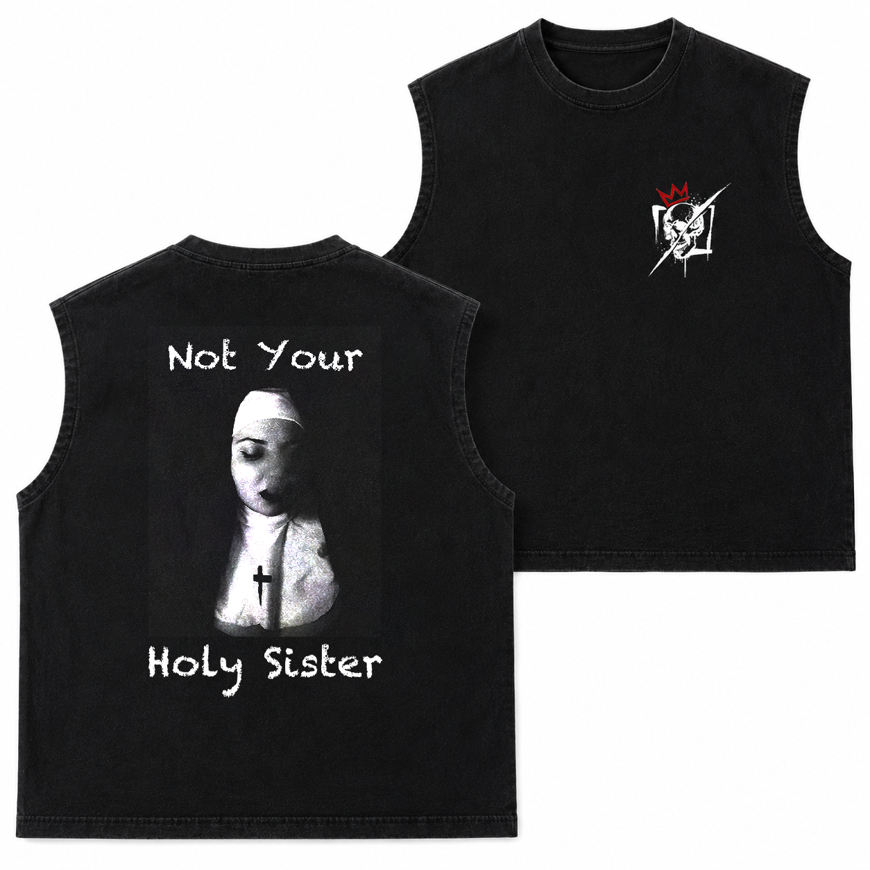 Not Your Holy Sister Vintage Nun T-Shirt & Hoodie