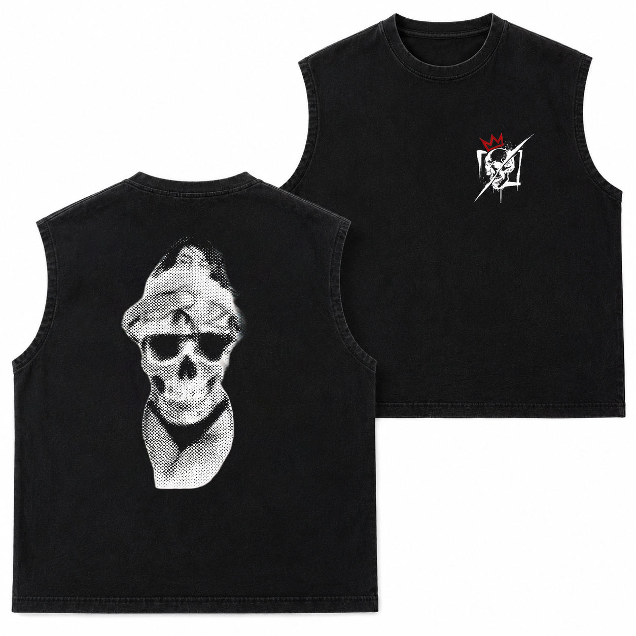Skull Bandana Streetwear Graphic T-Shirt & Hoodie