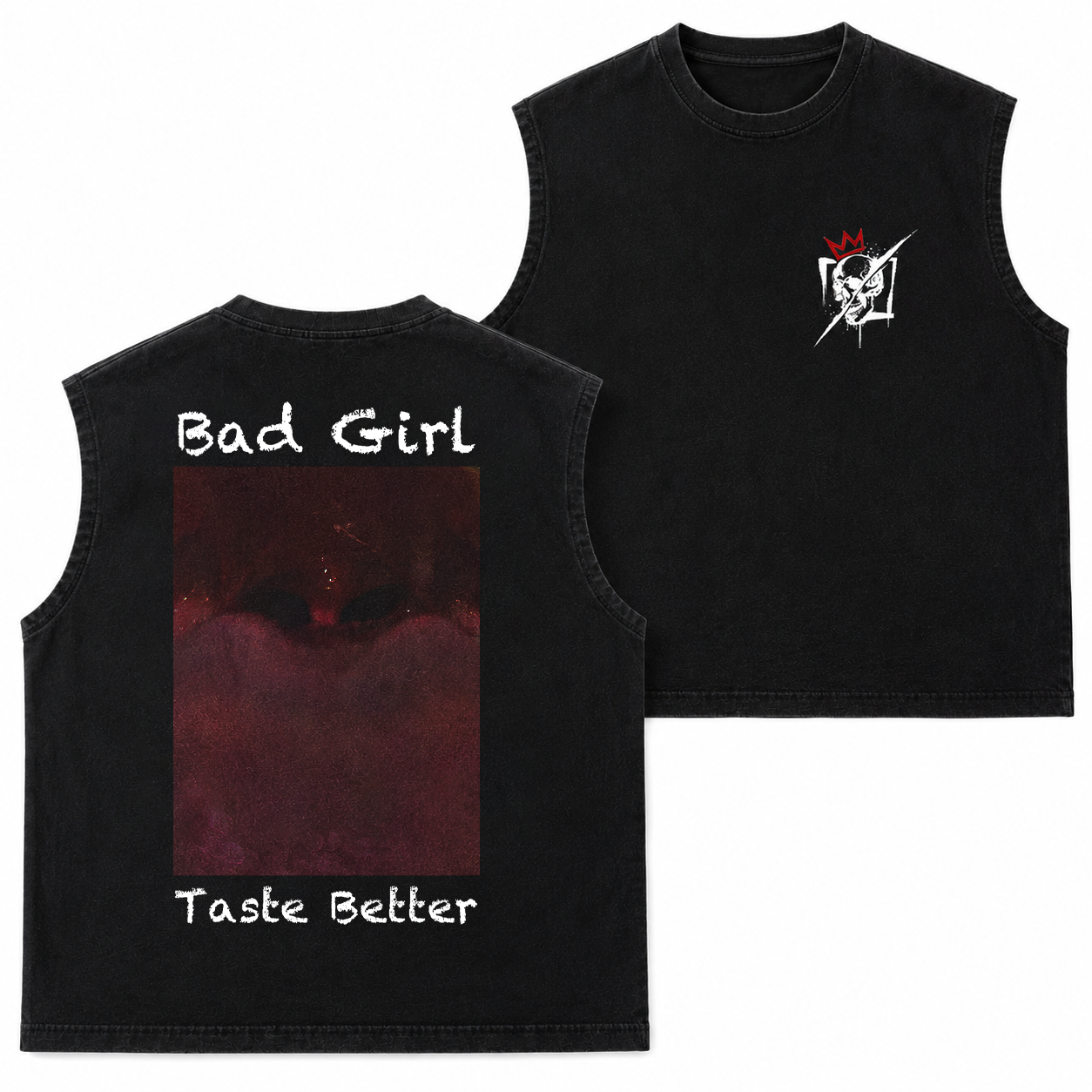 Bad Girl Taste Better Red Graphic T-Shirt & Hoodie
