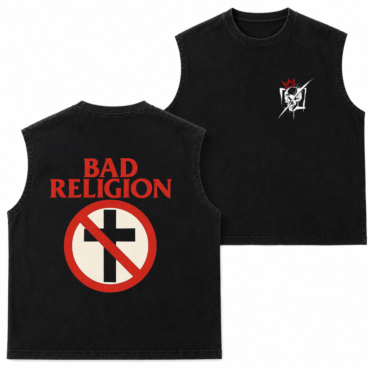 Bad Religion Anti-Cross Graphic T-Shirt & Hoodie
