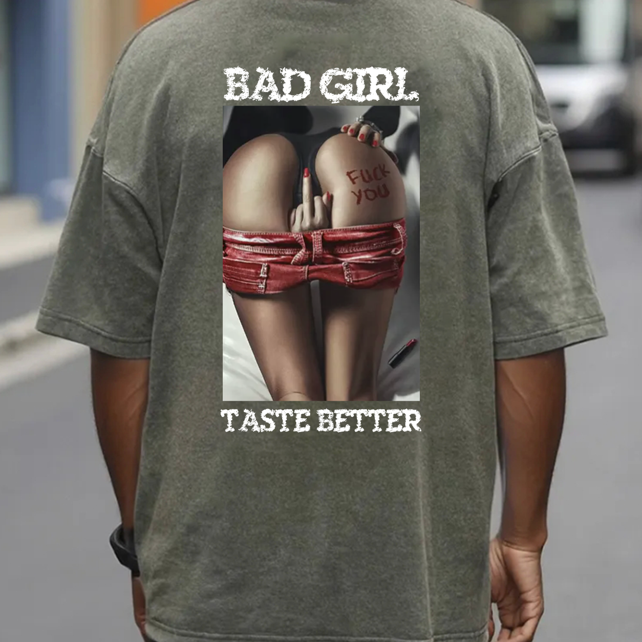 Bad Girl Bondage Pin-Up Graphic T-Shirt & Hoodie