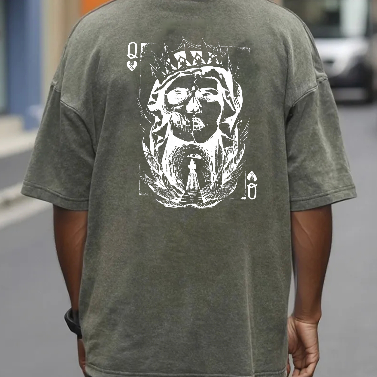 Skull King Playing Card Graphic T-Shirt & Hoodie