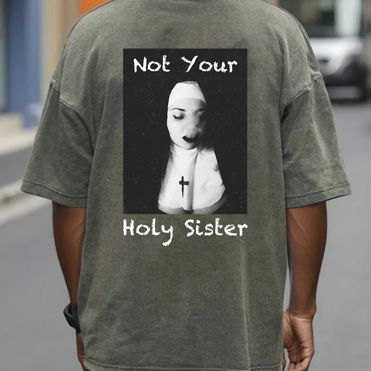 Not Your Holy Sister Vintage Nun T-Shirt & Hoodie