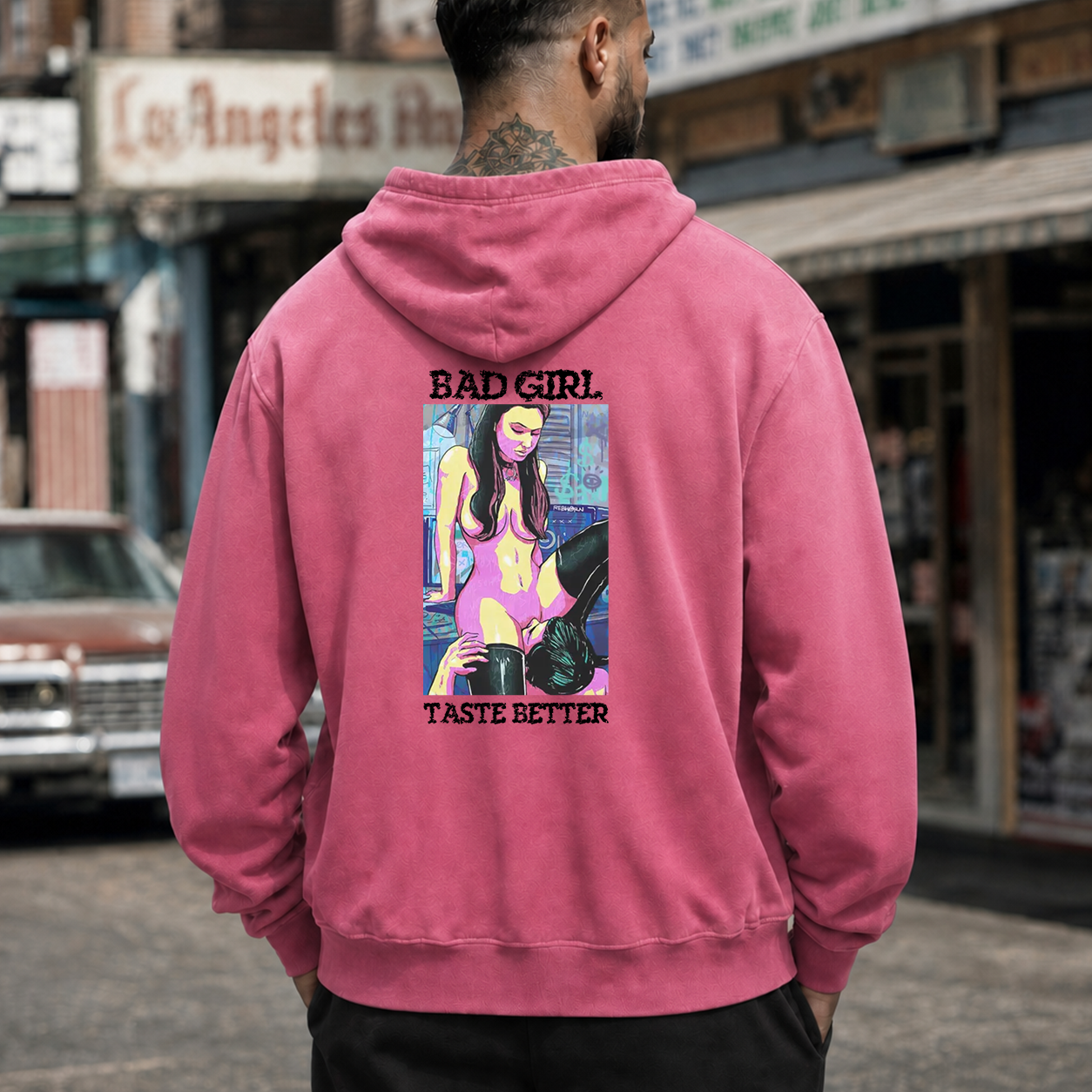 Bad Girl Taste Better Pin-Up T-Shirt & Hoodie