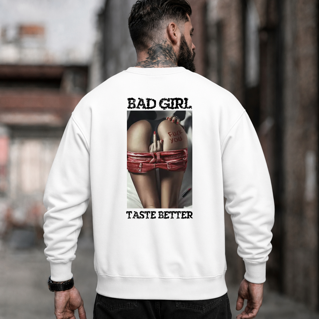 Bad Girl Bondage Pin-Up Graphic T-Shirt & Hoodie