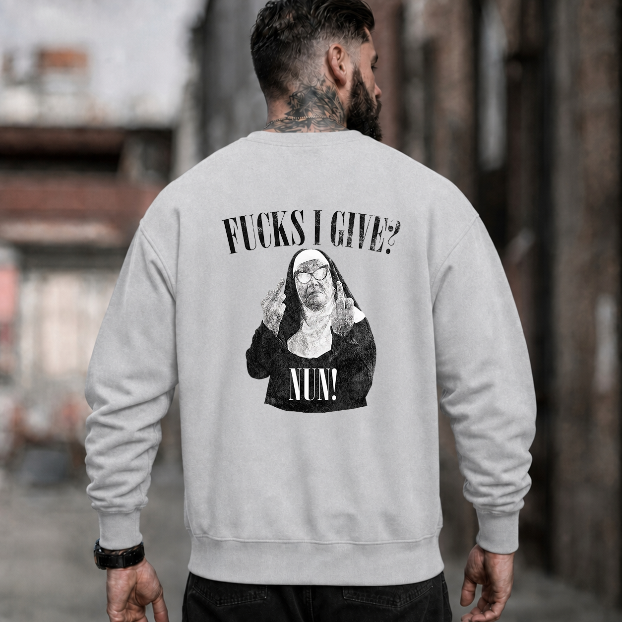 Fucks I Give Rebel Nun Graphic T-Shirt & Hoodie