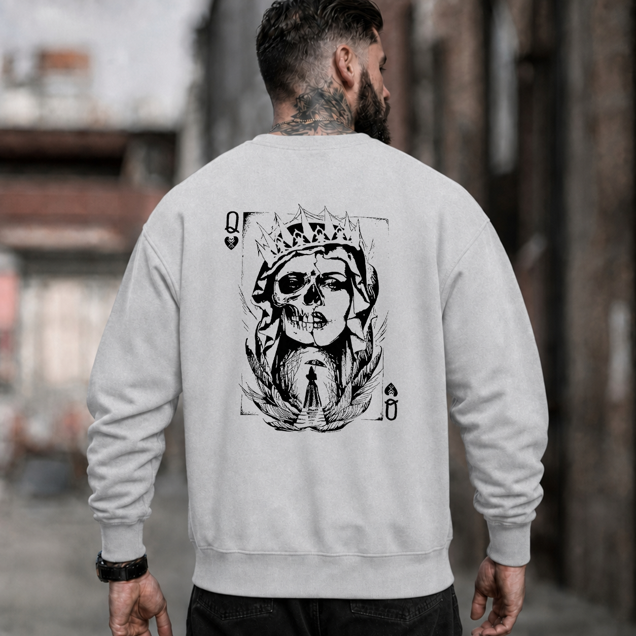 Skull King Playing Card Graphic T-Shirt & Hoodie