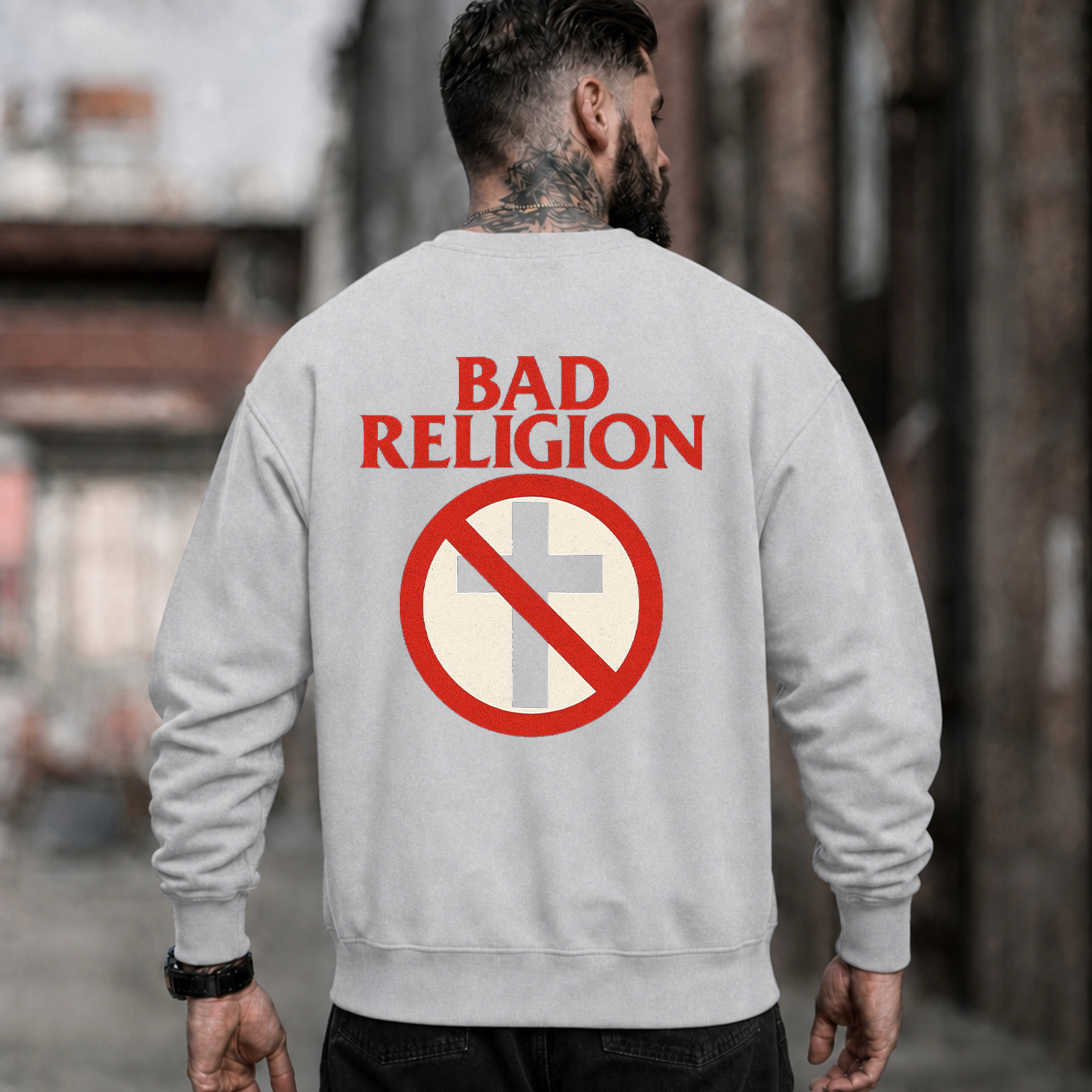 Bad Religion Anti-Cross Graphic T-Shirt & Hoodie